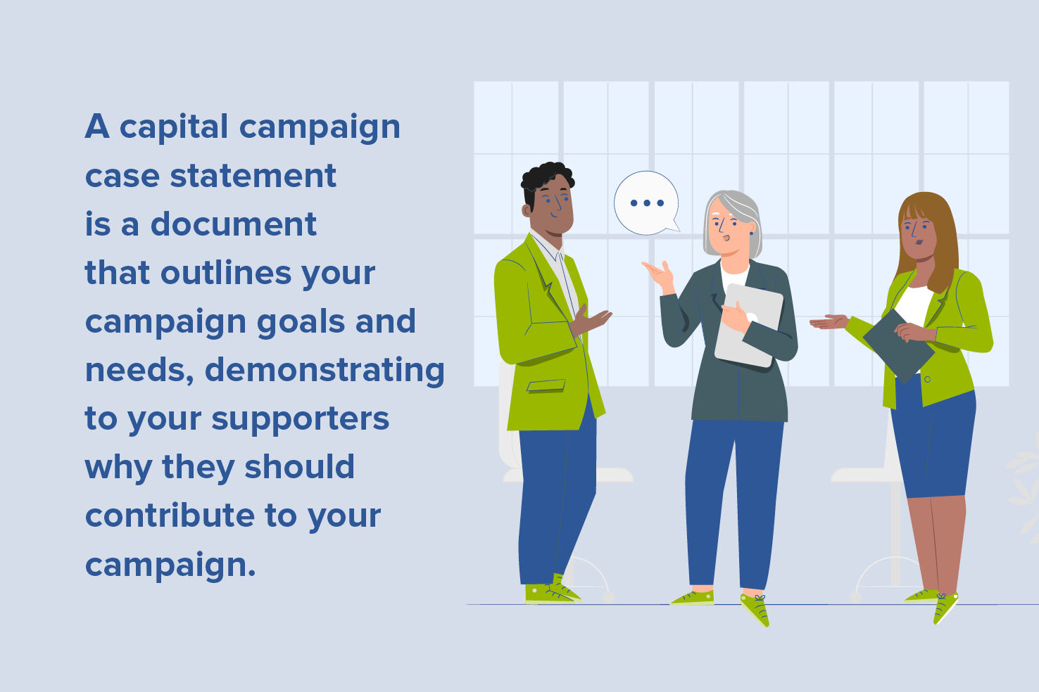 The definition of a capital campaign case statement, as discussed in the text above.