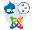 Joomla, Drupal, and Plone