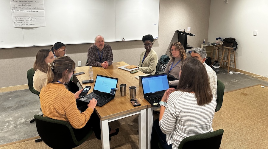 A group of folks gathered at NPSP Day DC