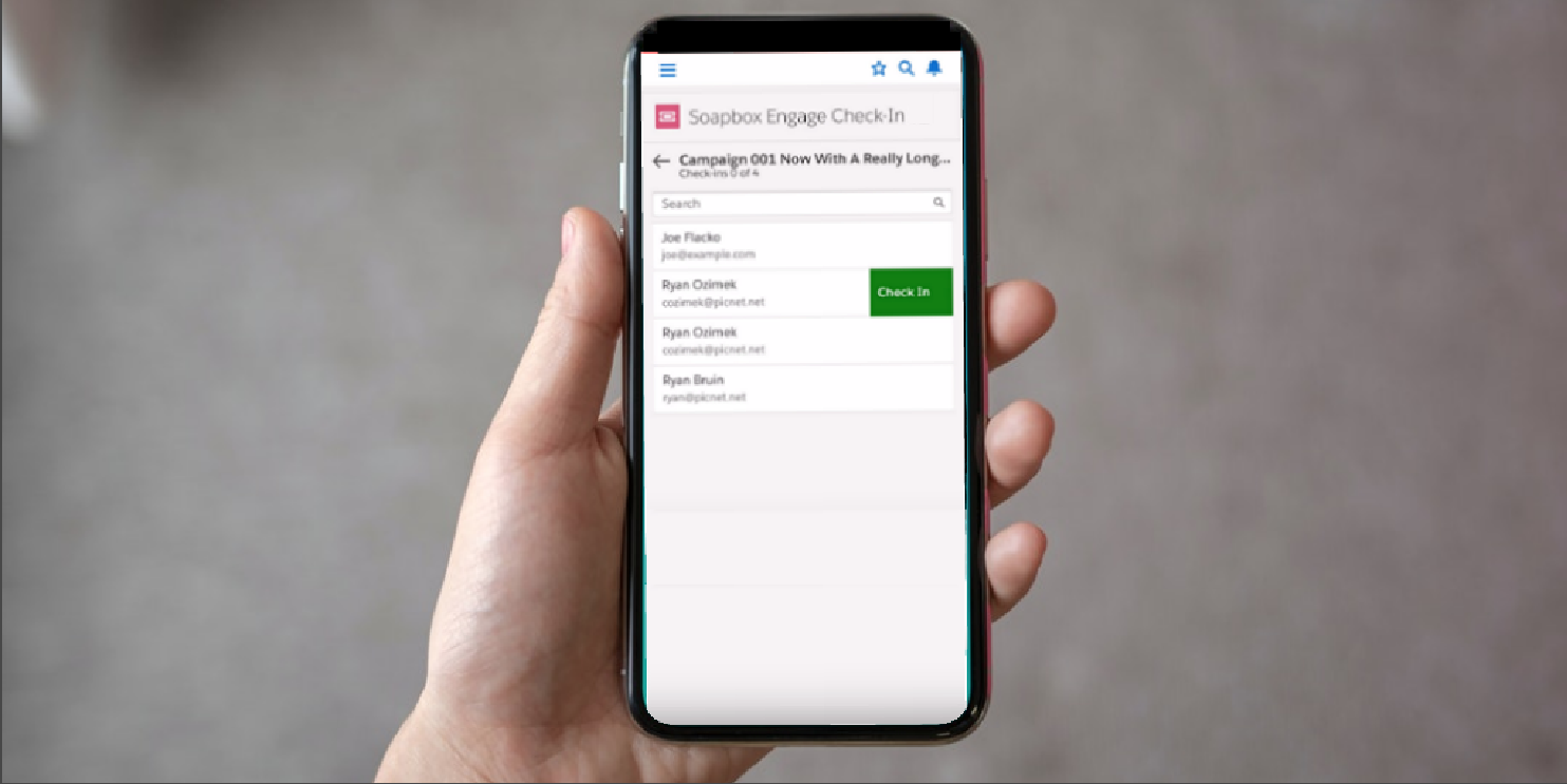 Free Salesforce Event Check-In App