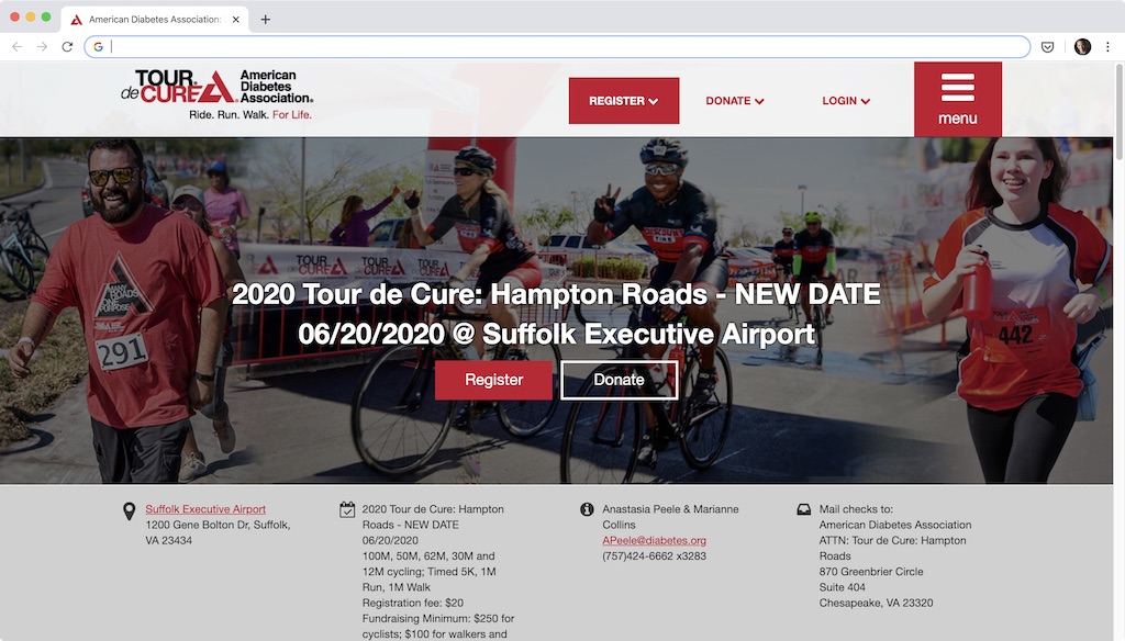 Peer-to-Peer Fundraising by Cycling